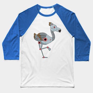 Flamingo as Robot Baseball T-Shirt